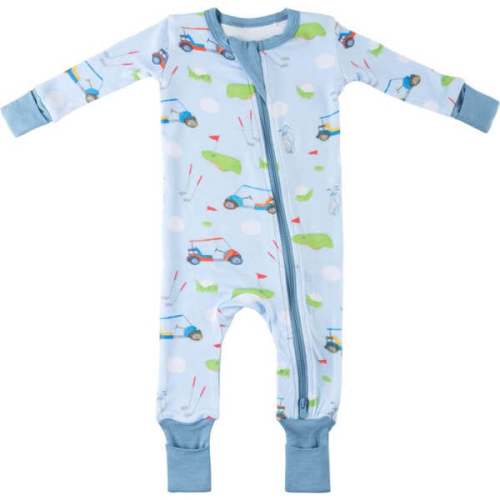 Baby Bamboo Pajamas W/ DreamCuffs®, Golf 9-12mo