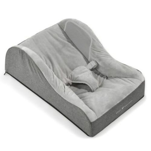 Baby Delight Nestle Nook Comfort - Plush Infant Napper - HEATHER GREY - INFANT SEAT