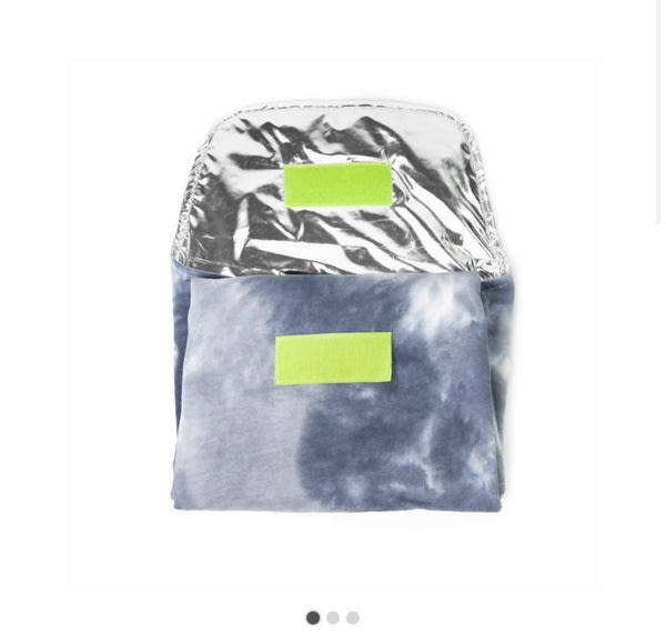 Blue Tie Dye Diaper Changer