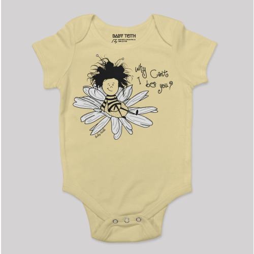 Why can't I bee you baby bodysuit// the cure fans inspired music cool baby clothes baby onesies 80s 90s new wave dark wave post punk goth