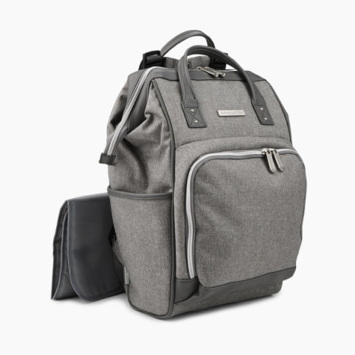 Bananafish Melanie Mini Diaper Backpack - Grey Crosshatch