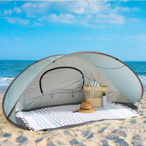 wakeman Wakeman Pop Up Beach Tent - Sun Shelter with UV Protection and Ventilation -Water & Wind Resistance & Reviews | Wayfair