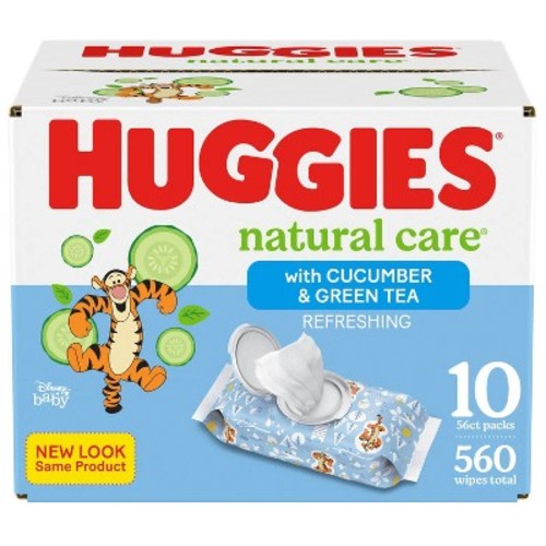 Huggies Natural Care Refreshing Scented Baby Wipes (Select Count)