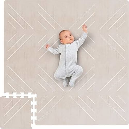 Stylish Foam Baby Play Mat for Your Girl or Boy - Soft Interlocking Puzzle Floor Mat Creates A Safe Play Area for Little Ones - A Beautiful Playmat That Fits Nicely Into Any Playroom