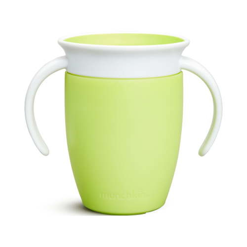 Munchkin® Miracle® 360° Spoutless Trainer Sippy Cup, 7 oz, Green, Unisex
