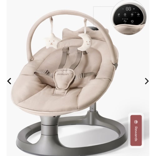 Momcozy 2-in-1 Electric Baby Swing