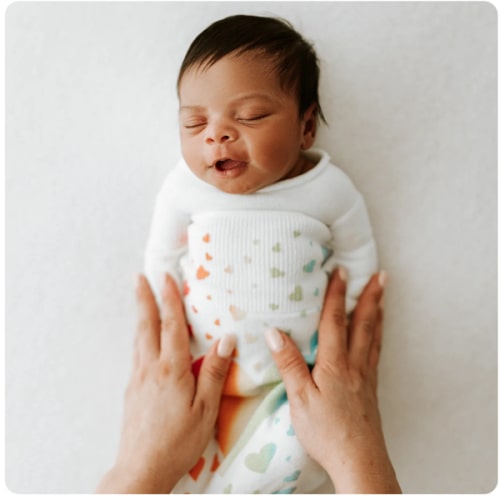 Rainbow Swaddle Sleep Sack - Small ( 6-12 pounds)