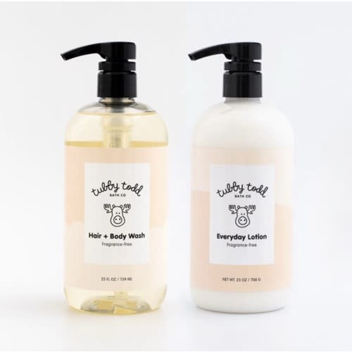 Tubby Todd Wash and Lotion Bundle | Fragrance-free