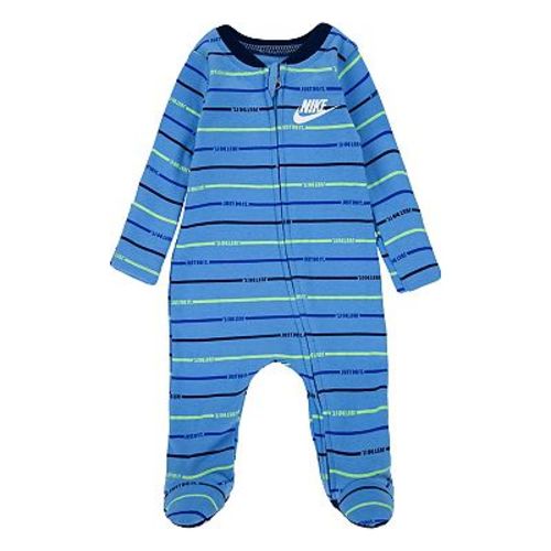 Baby Nike "Just Do It." Stripe Sleep & Play One Piece Pajamas