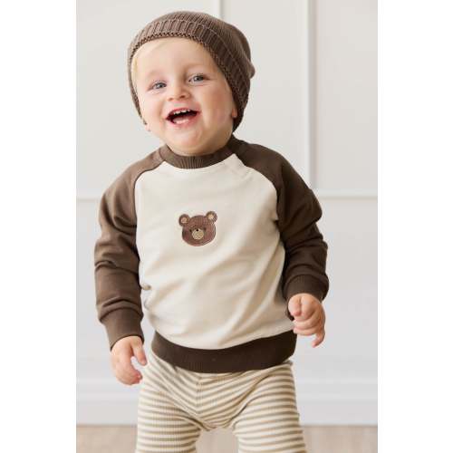 Organic Cotton Tao Sweatshirt - Cloud Bobbie Bear