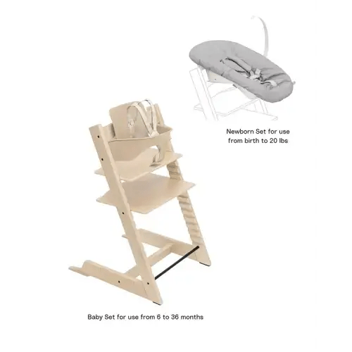 Tripp Trapp® High Chair², Cushion, Tray & Newborn Set