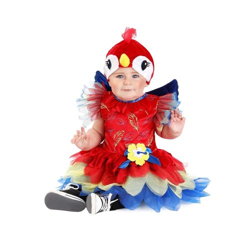 Tropical Parrot Infant Costume | Baby Halloween Outfit | Bird Costumes