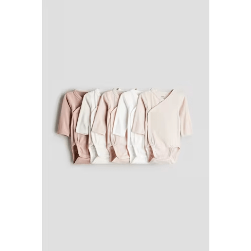 Long Sleeve Bodysuits - 3M - Dusty Pink