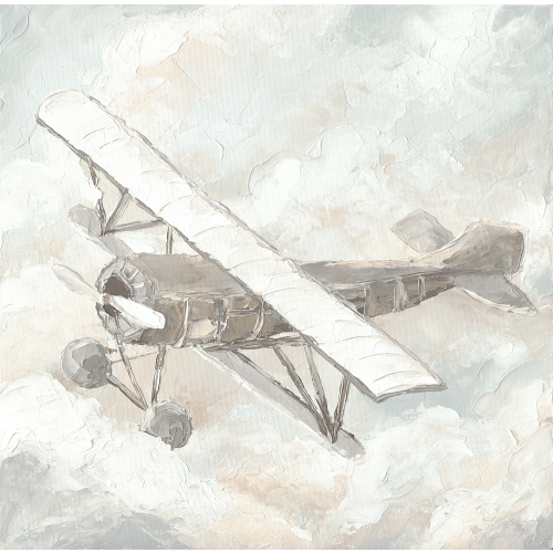 Adventure Awaits: Plane - Print & Canvas Prints from Casey's Baby & Children Collection — Casey Langteau Art Gallery