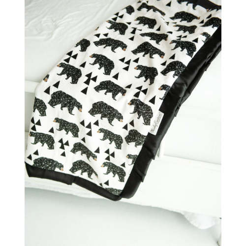 My Bear Pattern Plush Blanket