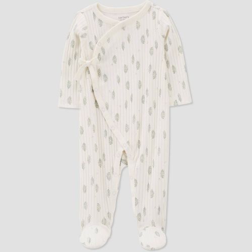 Carter's Just One You® Baby Footed Pajama - Green, Size: Newborn