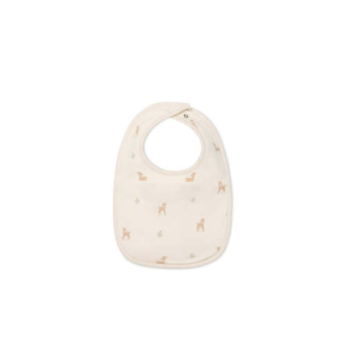 Jamie Kay Organic Cotton Bib - Fable Deer Cloud