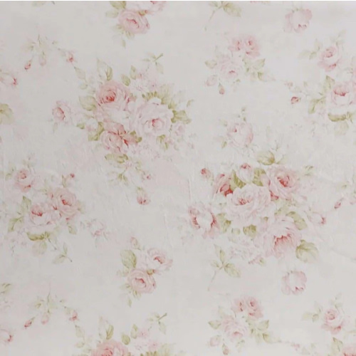 Shabby Chic Watercolor Floral Fitted Crib Sheet | High Cotton Textile