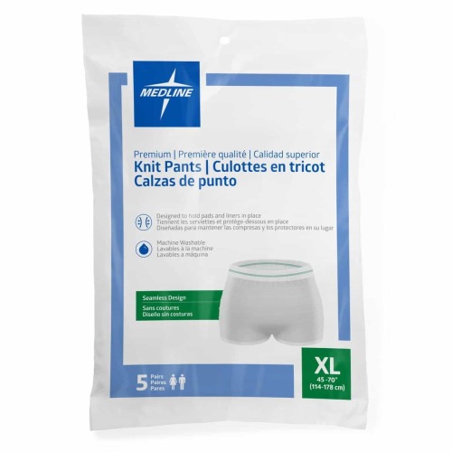 Medline Premium Knit Incontinence Underpants | Carewell