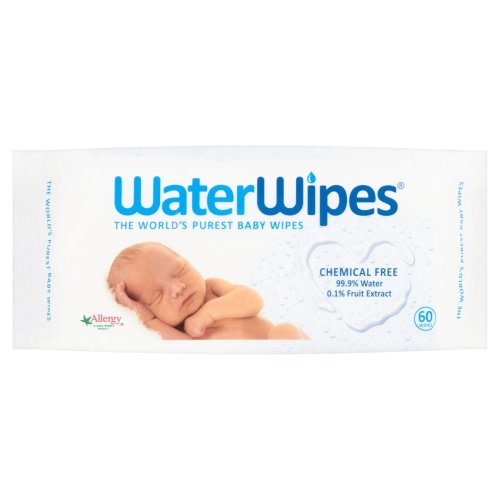 WaterWipes The World's Purest Baby Wipes, 99.9% Water with Fruit Extract, 60 Count (Pack of 4)