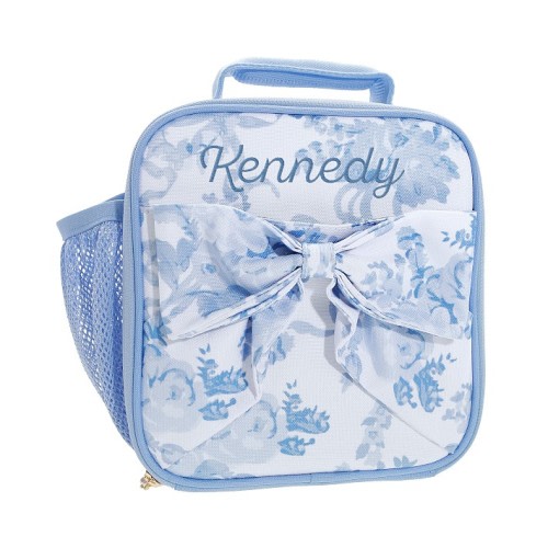 Blue Damask Lunch Box | Pottery Barn Kids