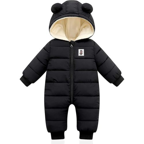 XMWEALTHY Baby Clothes Newborn Boy Girl Snowsuit Winter Coats Infant Jumpsuit Bodysuits Registry Essentials Stuff Gift