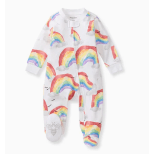 0-3M Happy Rainbow Organic Sleep & Play – Burt's Bees Baby