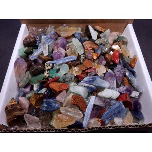 Crafters Collection Small Stones 1 Lb Mix Box Set Natural Gems Crystals