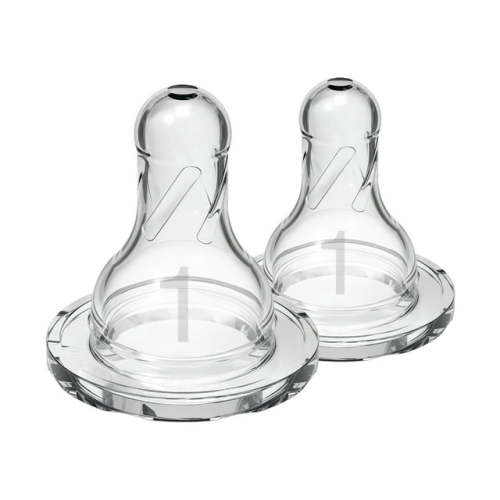 Dr. Brown's Level 1 Nipple, Slow Flow, 2-Pack