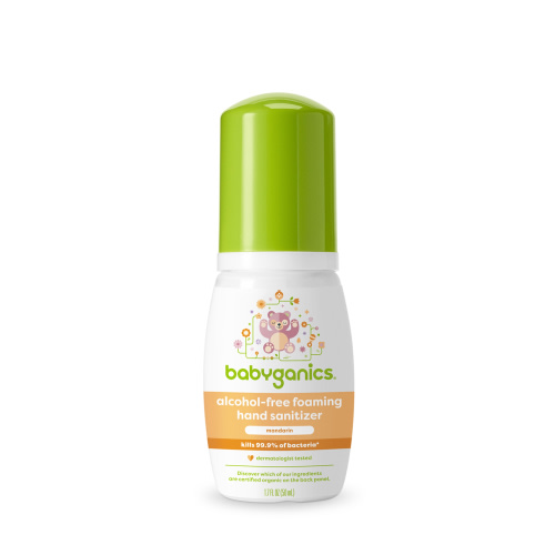 alcohol-free foaming hand sanitizer, mandarin, on-the-go