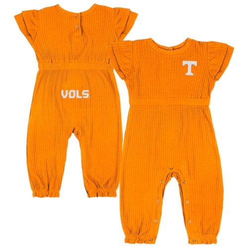 Tennessee Volunteers Colosseum Infant Beautopia Waffle Knit Romper - Tennessee Orange