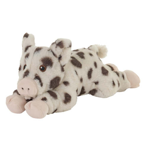 Wild Republic Ecokins Spotted Pig Stuffed Animal, 12" - Wild Republic