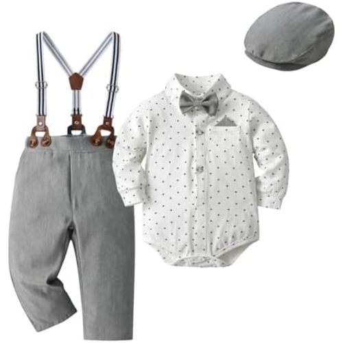 Boarnseorl Baby Boys Pants Sets,Toddler Gentleman Outfits