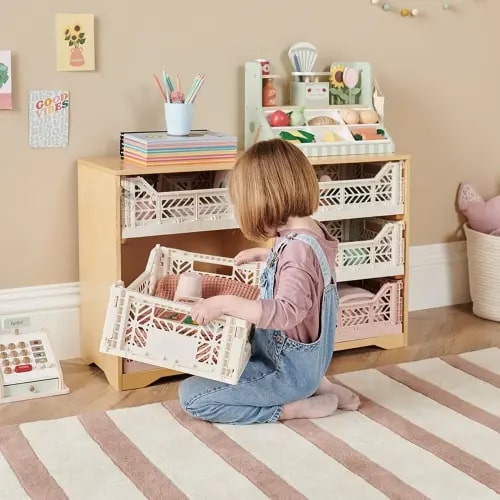Kids' Woven Storage Basket, Space Explorer | Great Little Trading Company