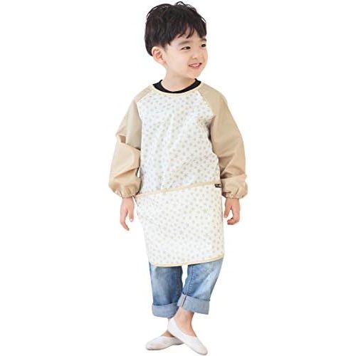 Kids Waterproof Art Smock – Long Sleeve Apron for Painting, Baking, Sensory Play (Ages 1–10)