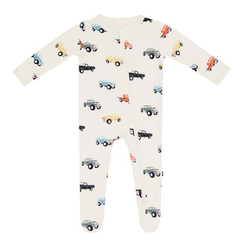 Kyte Baby - Zippered Footie in Vintage Truck