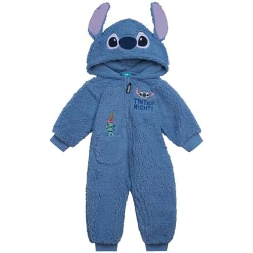 Disney Winnie the Pooh Mickey Mouse Lilo & Stitch Jack Skellington Monsters Inc Baby Zip Up Coverall Newborn to Infant Sizes