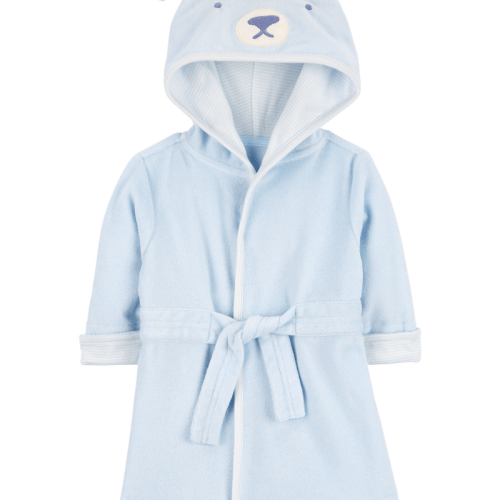 Blue Baby Bear Hooded Terry Robe | Carter’s Oshkosh Canada