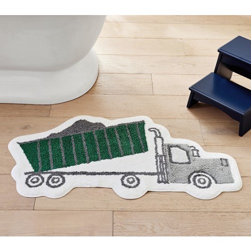 Dump Truck Bath Mat | Pottery Barn Kids