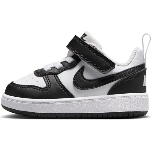 Amazon.com | Nike Baby/Toddler Court Borough Low Recraft Shoes, White/Malachite-Malachite-White, 8C | Sneakers