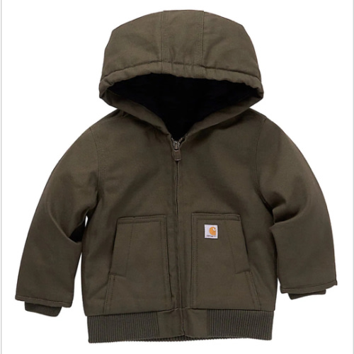 Boys' Hooded Insulated Active Jac (Infant/Toddler) | Low Stock | Carhartt
