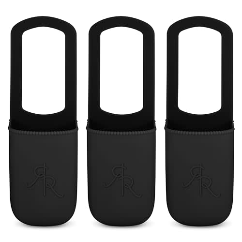 Ryan & Rose Cutie Holder Universal Stroller Cup Holder (Black (3 Pack))