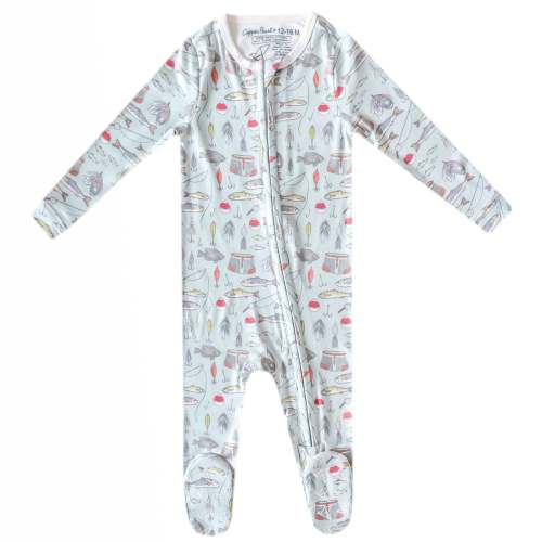 Zip-Up Footie Pajama - Trout