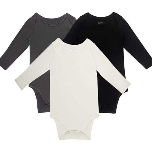 Baby Bodysuit For Girls Boys Long Sleeve Rompers With Mitten Cuffs