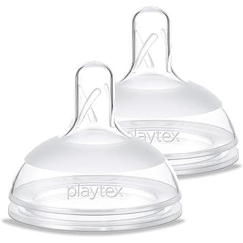 Playtex NaturaLatchNipple, Slow Flow, 2-Count