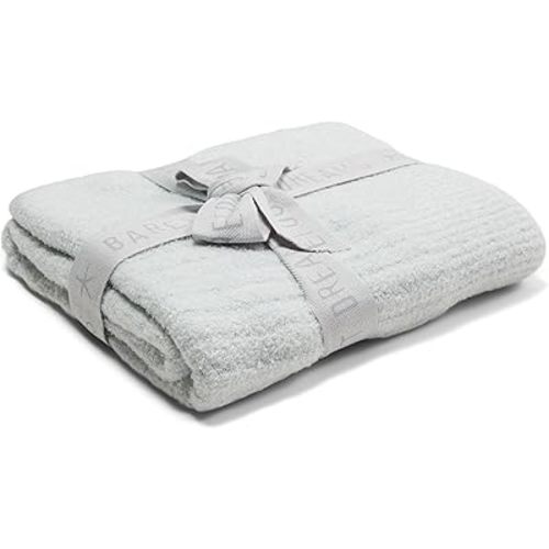 Barefoot Dreams CozyChic Lite Blanket, 30" X 40" (Blue, 30x40)