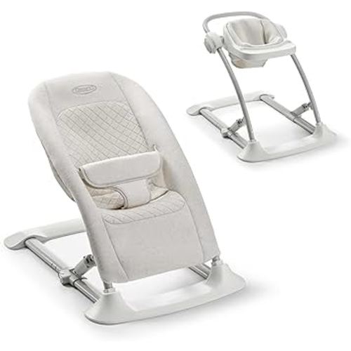 Graco Jumpstart 4-in-1 Activity Infant Bouncer and Jumper - 4 Ways to Play with Floor Seat and Kids Chair Modes