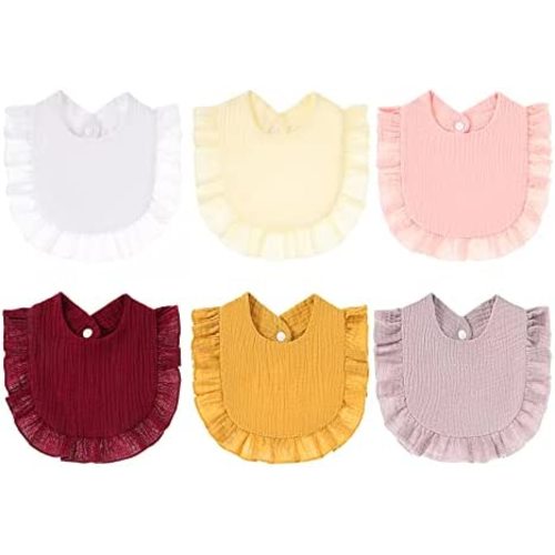 JIAHANG Baby Muslin Bandana Drool Bibs for Boys Girls Adjustable Baby Bibs Set