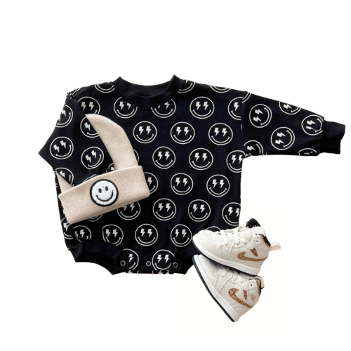 Bubble Romper | Electric Smiley