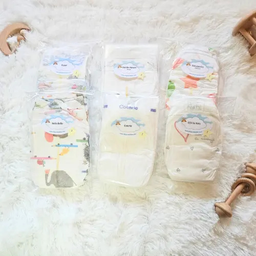 Mother Earth Diaper Variety Pack, size 1